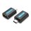Vention CDTB0 Adaptador USB-C Macho a USB-A Hembra Negro 5Gbps PVC