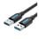 Vention CONBD Cable USB 3.0 USB-A a USB-A 5Gbps 0.5m Negro
