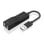 AISENS Conversor USB 3.0 a Ethernet Gigabit 10/100/1000 Mbps 15cm Negro PC