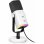 Fifine AmpliGame AM8 Micrófono Dinámico RGB para Streaming y Podcasting USB-C/XLR Blanco