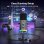 Fifine AmpliGame AM8 Micrófono Dinámico RGB para Streaming y Podcasting USB-C/XLR Blanco