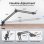 Fifine BM63 Soporte de Brazo Articulado para Micrófono hasta 2Kg Metal Negro
