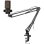 Fifine A8T Micrófono de Condensador con Soporte de Brazo Ajustable RGB USB-C Negro