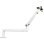 Fifine BM88 Soporte de Brazo para Micrófono de Perfil Bajo para Streaming y Podcasting Metal Blanco