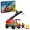 Lego City Camión de Bomberos con Escalera, Vehículo con Escalera y Minifiguras para Niños de 4+ Años