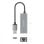 AISENS A110-0296 Conversor USB 3.0 a Ethernet Gigabit 15cm Gris