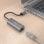 AISENS A110-0296 Conversor USB 3.0 a Ethernet Gigabit 15cm Gris