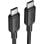 Vention TRCBH Cable USB 2.0 Tipo-C 3A 60W 2m Negro