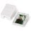 Aisens A139-0301 RJ45 Cat6 Roseta de Superfície 1 Tomada Branca