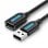 Vention CBIBD Cable Alargador USB 2.0 50cm Negro PC