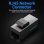 Vention VDD-B07-B Adaptador RJ45 Cat5e Hembra/Hembra Negro ABS