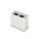 AISENS A139-0302 Roseta de Superficie RJ45 Cat.6 UTP 2 Tomas Blanco