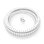 Organizador de cables en espiral AISENS A151-0917 1m diámetro 25mm blanco adaptador incluido
