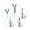 Organizador de cables en espiral AISENS A151-0917 1m diámetro 25mm blanco adaptador incluido