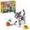 Lego Creator 3-en-1 Chat ludique transformable en chien ou en colombe pour enfants de 8 ans et plus