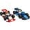 Lego City Coches de F1 Williams Racing y Haas F1, Coches de Carreras con Pilotos para Niños 4+ Años