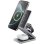 Soporte de cargador inalámbrico Vention FGFH0 15W MagSafe plegable gris 3 en 1