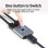 Switch HDMI Vention AFUH0 bidirecional em alumínio 4K a 60 Hz Plug&Play cinzento