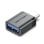 Adaptador USB C Vention CDQH0 Aluminio Gris 5Gbps Tipo-C Macho a USB A Hembra
