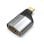 Adaptador USB Tipo C a DisplayPort Vention 4K 60Hz ABS Aluminio Negro/Gris