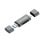 Lector de Tarjetas Vention CCHH0 USB 3.0 Aluminio Gris 5000 Mbit/s Multi-Interfaz