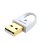 Adaptador USB Bluetooth Vention CDSW0 5.0 Realtek RTL8761B 20m 7 dispositivos Hi-Fi Blanco