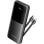 Vention FHOB0 Powerbank 10000mAh 22.5W com Cabos USB-C e Lightning Preto