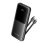 Powerbank Vention FHOB0 10000mAh 22.5W Negra Cable USB-C y Lightning
