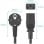Cable de alimentación Vention ZCJBAC 1,8m CEE7 a IEC C13 Negro 6A 3x0,75mm²