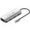 Dockingstation Vention TQDHB USB-C HDMI 4K 3xUSB 1xUSB-C PD 100W 0,15m Grau
