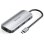 Hub USB-C 6-en-1 Vention TOFHB HDMI 4K USB3.0 PD100W Gris