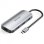 Hub USB-C 6-en-1 Vention TOFHB HDMI 4K USB3.0 PD100W Gris