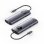 Docking USB-C Vention TQVHB 2xHDMI 3xUSB RJ45 SD/TF PD 100W Gris