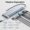 Docking station Vention THTHC USB-C 11 en 1 HDMI VGA 3xUSB RJ45 SD MicroSD Jack 3.5 Gris