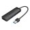 Vention CHHLBD USB-Hub, 4 USB 3.0-Anschlüsse, MicroUSB PD, 50 cm, Schwarz