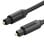 Cable óptico digital Vention Toslink macho a macho 1.5m fibra óptica PVC negro