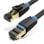 Cable Ethernet Vention Cat8 1m S/FTP 40Gbps 2000MHz contactos oro negro