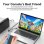 Conversor HDMI Vention ACWHA 4K@60Hz HDMI Hembra a USB-C/USB-A 480Mbps 10cm Gris