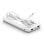 Vention FHOW0 PowerBank 10000 mAh mit USB-C- und Lightning-Kabel Integriertes 22,5-W-LED-Display Weiß