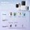 Vention FHOW0 PowerBank 10000 mAh mit USB-C- und Lightning-Kabel Integriertes 22,5-W-LED-Display Weiß