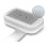Daewoo D-0101124 pettine e spazzola per animali Grigio, Bianco Gatto (animale)/Cane