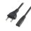 Cable alimentación AISENS A132-0173 1.5m CEE7/16 C7 1500W cobre AWG18 negro