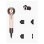 Secador de cabelo iónico Dyson HD08 Rose Gold 1600W 3 velocidades com 5 acessórios