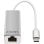Adaptador AISENS A109-0341 USB-C a RJ45 1000Mbps Gigabit Plata 15cm