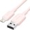 Cable USB 2.0 Lightning Vention LAMPH 2m 480Mbps 2.4A Rosa Alta Resistencia