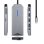 Dock USB-C AISENS ASUC-9P001-GR HDMI 4K/3xUSB 3.0/RJ45 Audio Lector SD Gris