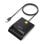 Lector DNI AISENS ASCR-SN06-BK USB 2.0 1m Negro Plug & Play Multiplataforma