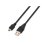 Cable USB AISENS A101-0025 1.8m USB 2.0 A a Mini-USB B Negro RoHS