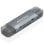 Lector de Tarjetas AISENS ASCR-2AC08-GR USB 3.2 Gen 1 USB-A USB-C SD microSD MMC Gris