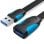 Cable USB 3.0 VENTION VAS-A13-B100 Alargador 1m 5Gbps Blindado Oro Azul/Negro